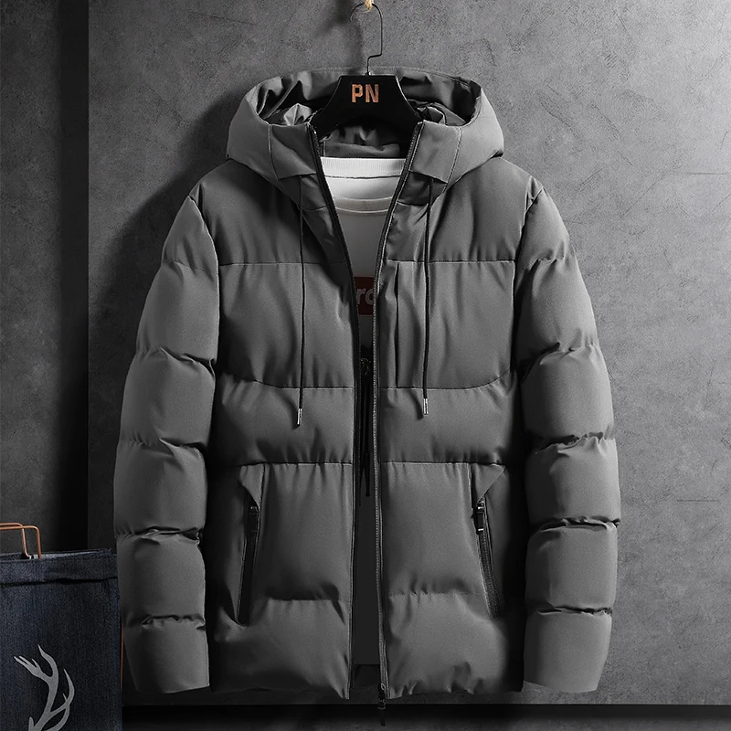 2022 New Winter Jacket Men Parkas Casual Hoodied Warm Thick Coats Fashion Classic  Streetwear Men's Clothing Manteaux Puffer