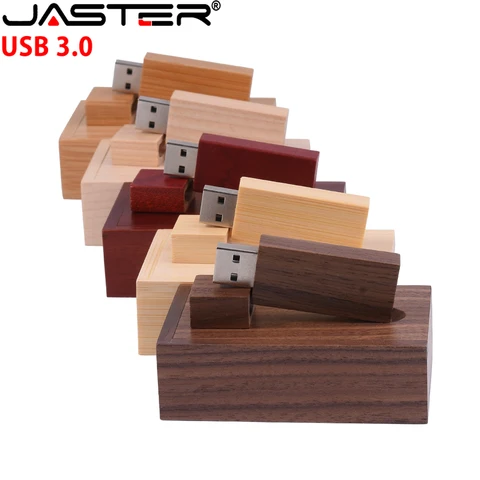 JASTER Wooden USB 3.0 флешка 128 ГБ
