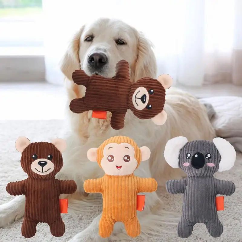 

Мягкие игрушки для собак, прочные плюшевые игрушки для собак, неразрушаемые игрушки для собак, мягкие игрушки-животные, прочные жевательные...