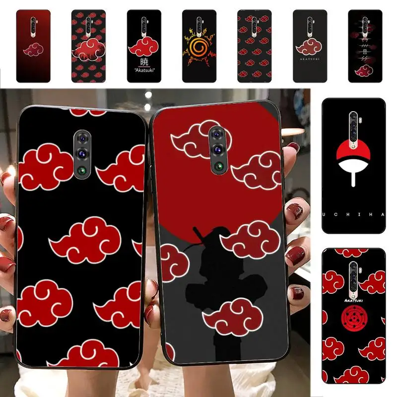 

Yinuoda A-Akatsuki Logo Phone Case for Vivo Y91C Y11 17 19 17 67 81 Oppo A9 2020 Realme c3