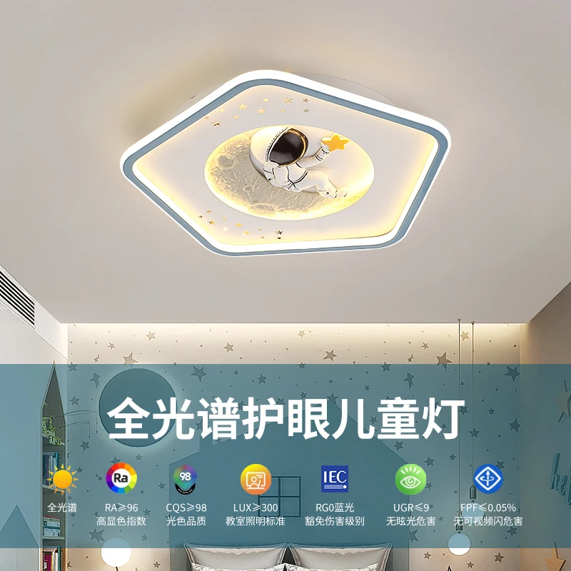 Новая Потолочная Люстра для детской комнаты мультяшный Кот астронавты космонавт