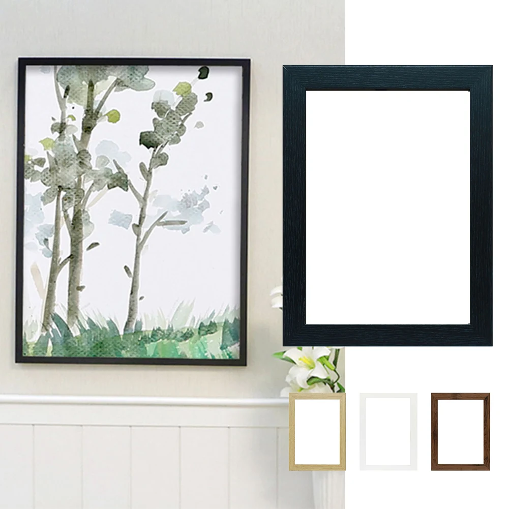 

New 8*10inches Modern Photo Frame Picture Frame Poster Frames Black White Oak Set Up Home Wall Decoration Desktop Ornament