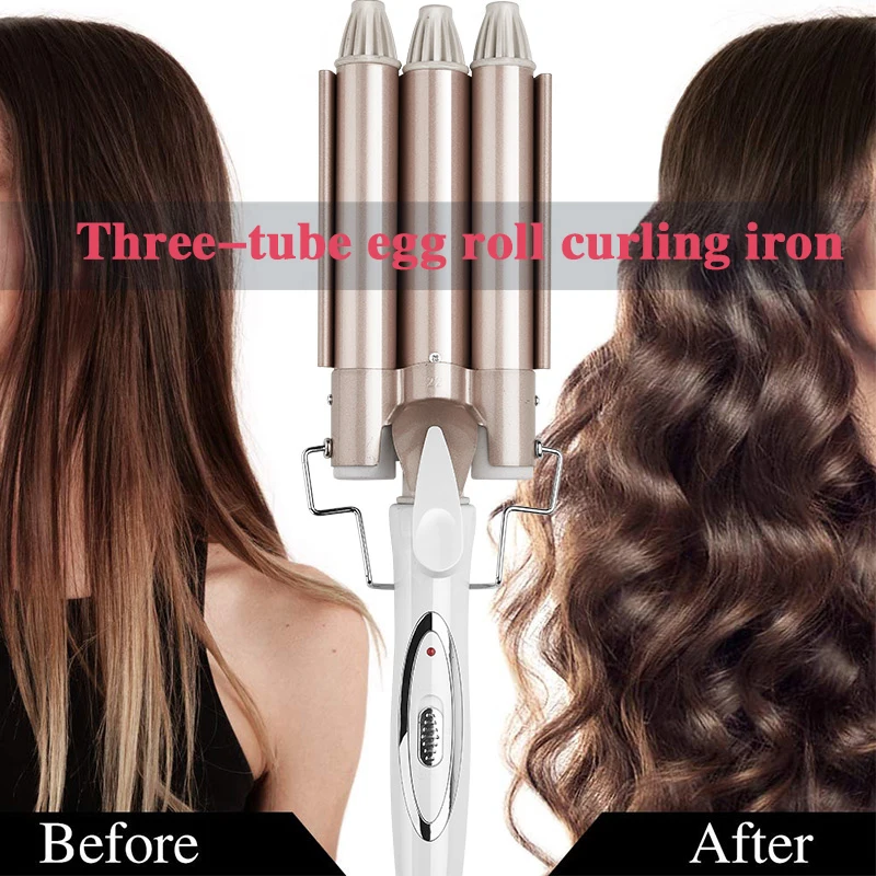 Three Barrel Curling Iron