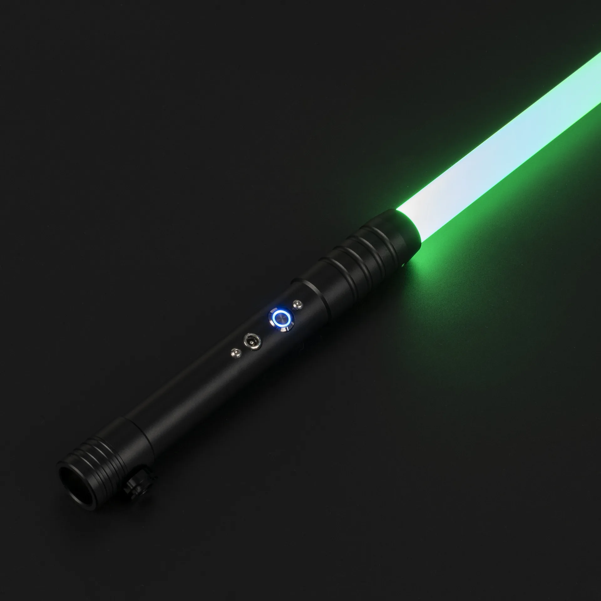 

56CM Blade Electronic LED Lightsaber Metal RGB 16 Colors Change Laser Sword Alloy Handle Weapons Stage Cosplay Boy Toys