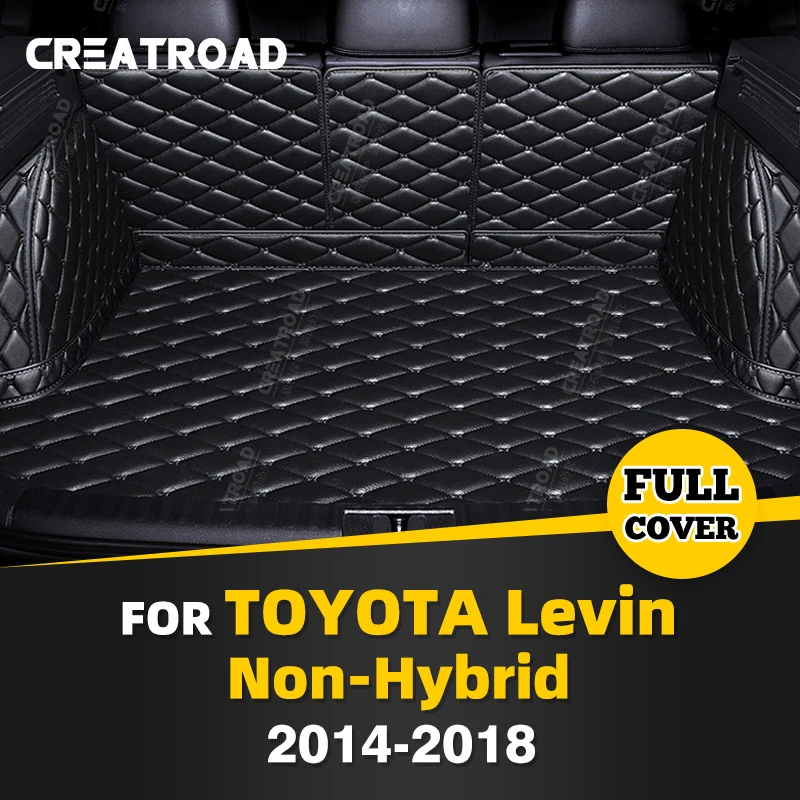 

Автомобильный коврик для багажника с полным покрытием для Toyota Levin, не гибридный, 2014-2018, 17, 16, 15, защитная накладка на багажник автомобиля, аксессуары для защиты интерьера