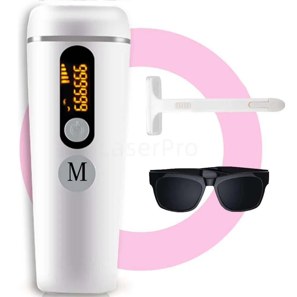 

Лазер для удаления волос IPL, 999999 вспышек, ручной эпилятор, безболезненный светодиодный дисплей для удаления волос, портативный Фотоэпилятор