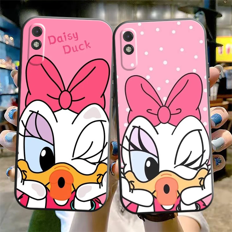 

Disney Mickey Mouse Phone Case For Xiaomi Redmi 7 7A 8 8A 9 9i 9AT 9T 9A 9C Note 7 8 2021 8T 8 Pro Soft Liquid Silicon Coque