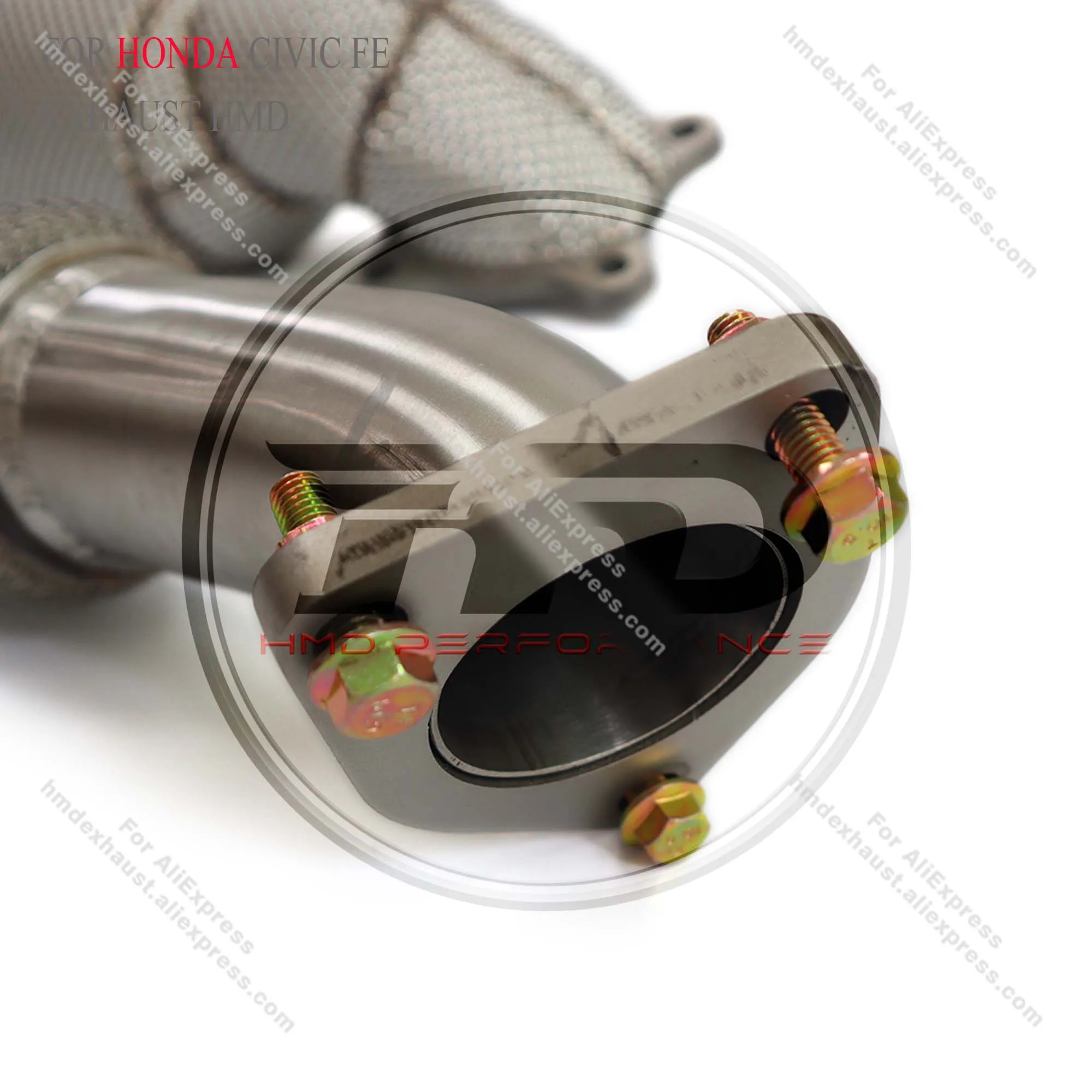 Выхлопная система HMD высокопроизводительная труба потока и резонансный для Honda