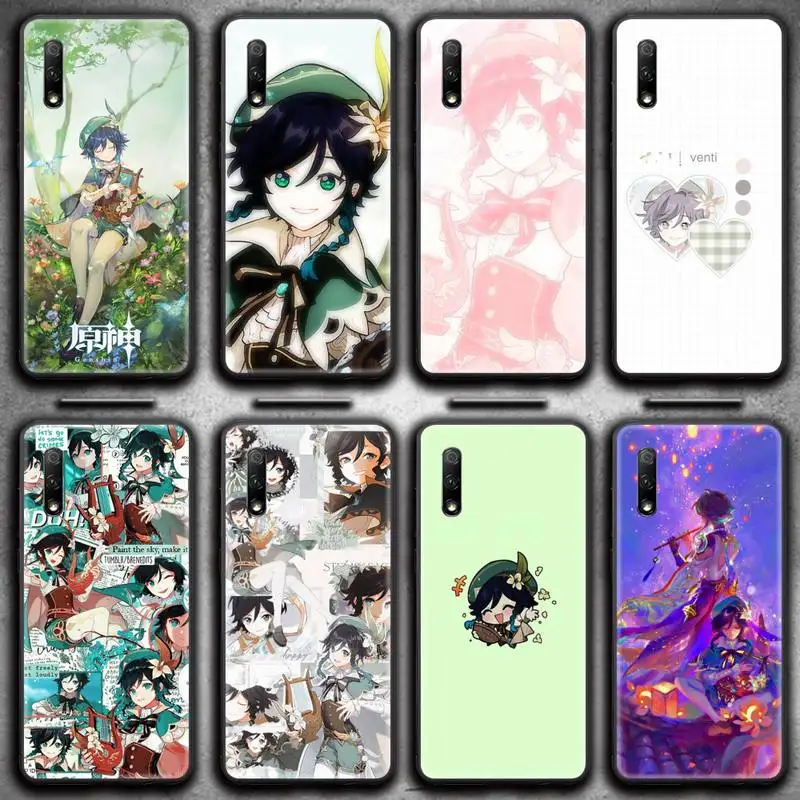 

Game Genshin Impact Venti Phone Case for Huawei Honor 30 20 10 9 8 8x 8c v30 Lite view 7A pro