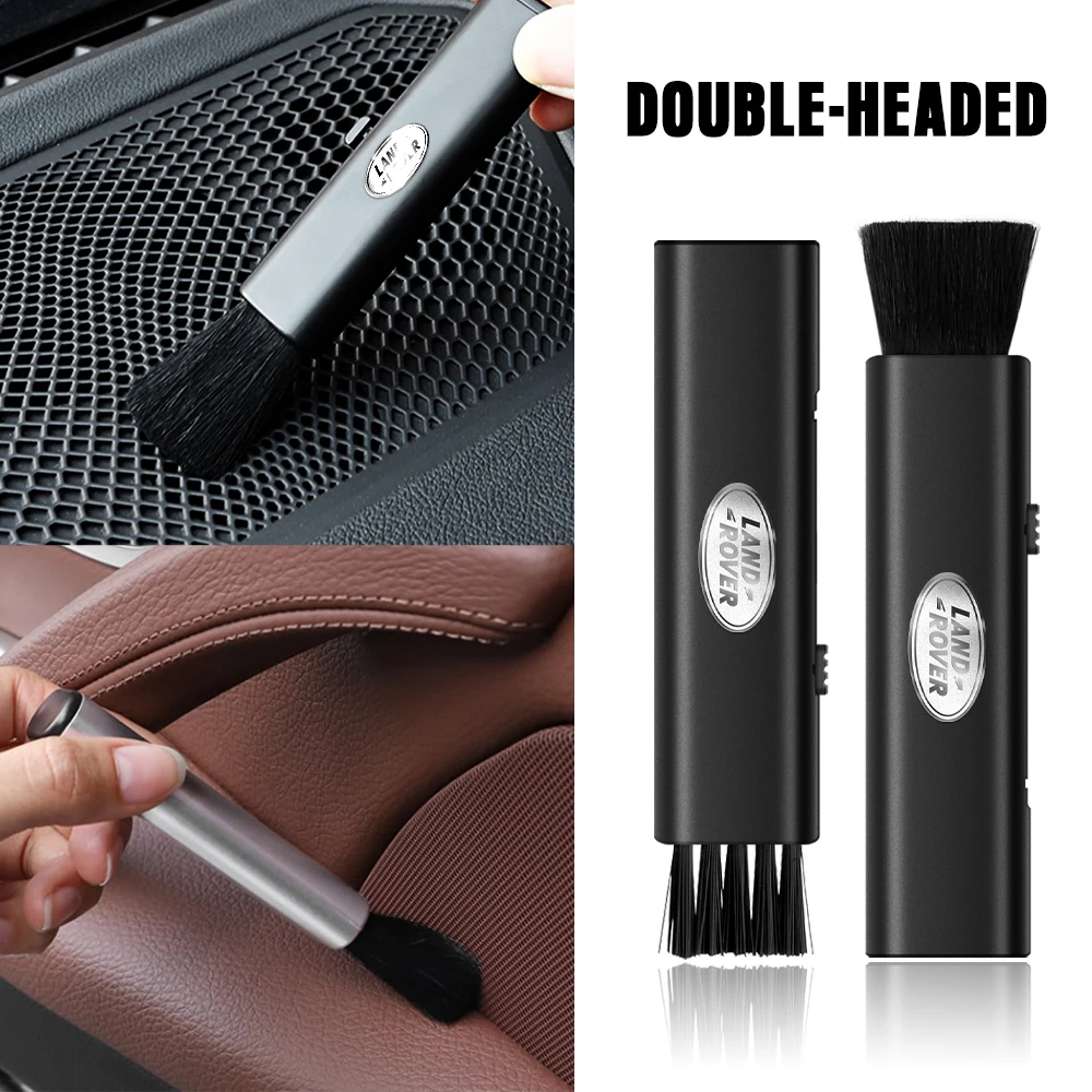 

1pcs Car Dust Cleaner Adjustable Air Outlet Detailing Cleaning Soft Brush Accessories For Land Rover Range Sport Discovery