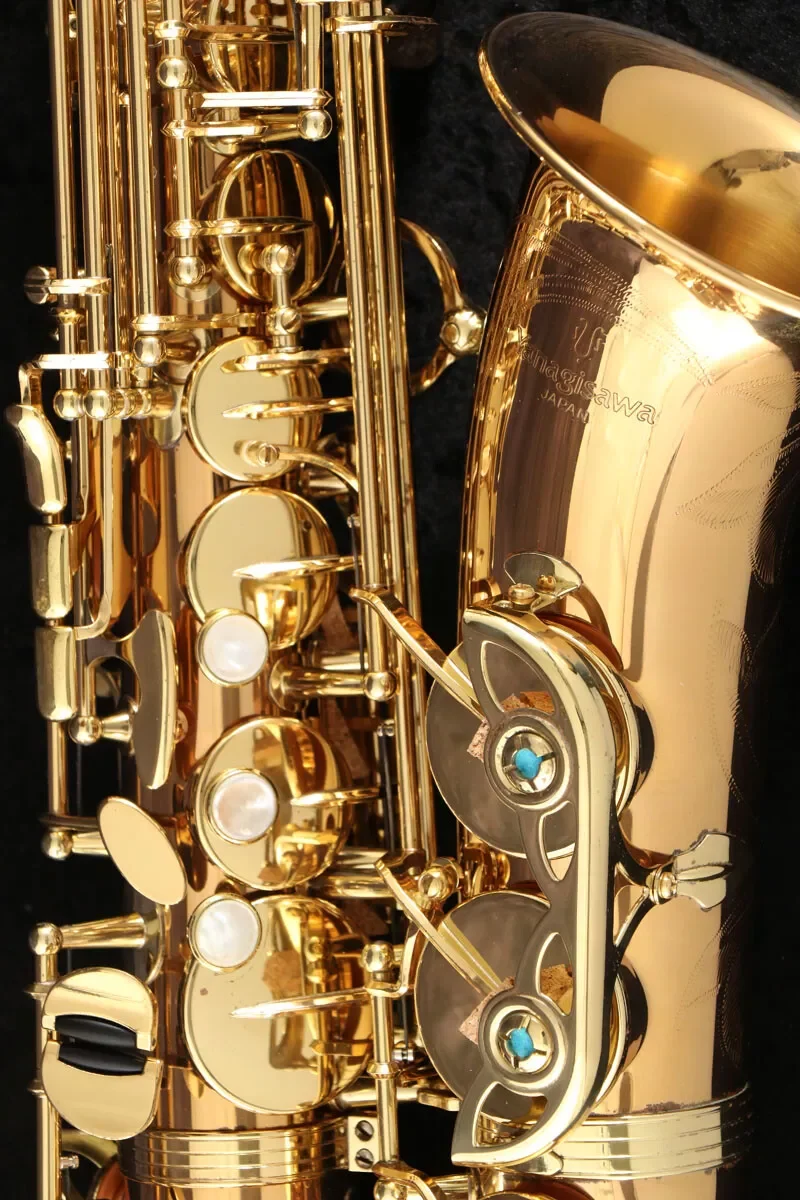 Японский альт-саксофон A-902 плоский E-фосфор медь розовое золото