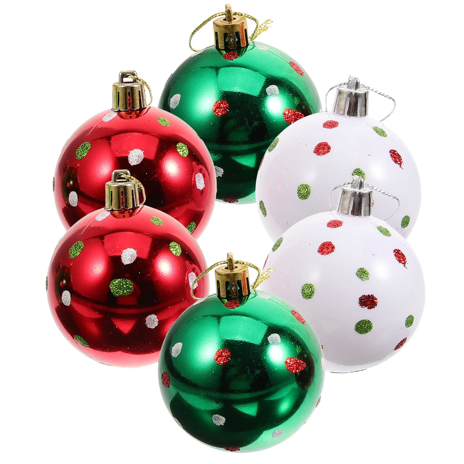 6 шт. рождественские шары елочные украшения Рождественский кулон Декор подвесные