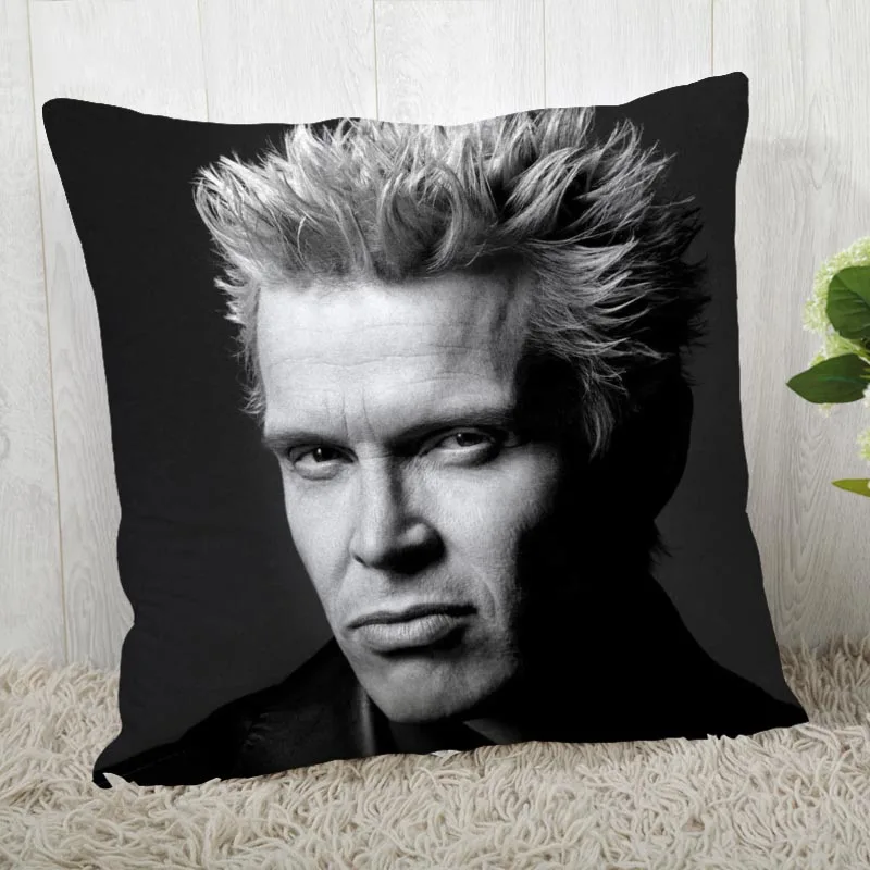 Чехол Билли идол на заказ, квадратная подушка, чехол на молнии, наволочка 40x40,45x45 см (с одной стороны) 04,1