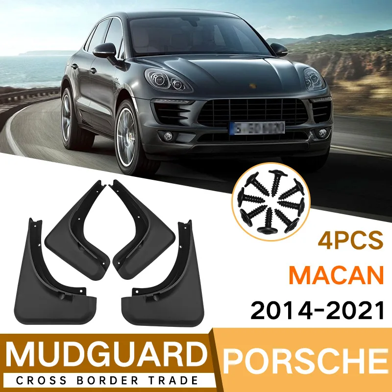 

Mud Flaps For Porsche Macan 2014-2021 MudFlaps Front Rear Fender Car Accessories