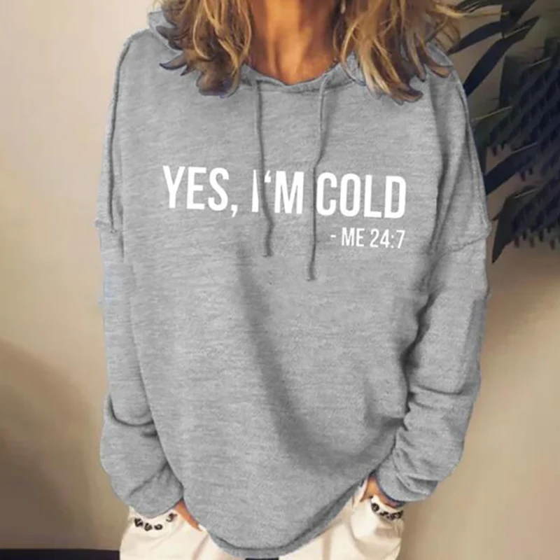 

Женский свитшот с капюшоном и длинным рукавом, в стиле Харадзюку