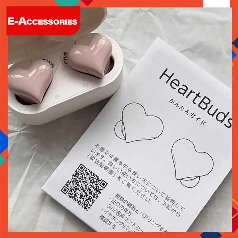 

Second Link When Opening The Cover Headphones High Definition Call Immersive Music Experience Heart-shaped Headphones