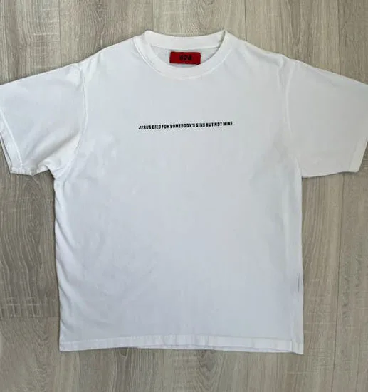 424 на Fairfax FourTwoFour On футболка Гильермо с изображением Иисуса умирала из-за 24