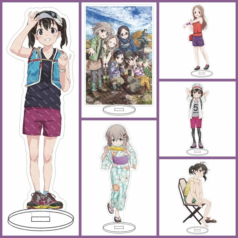 Фото Популярное аниме Yama no Susume 15 см акриловые украшения юкимура Aoi, Makoto, Kurakami Hinata, Saito Kaede, подарок для фанатов №1