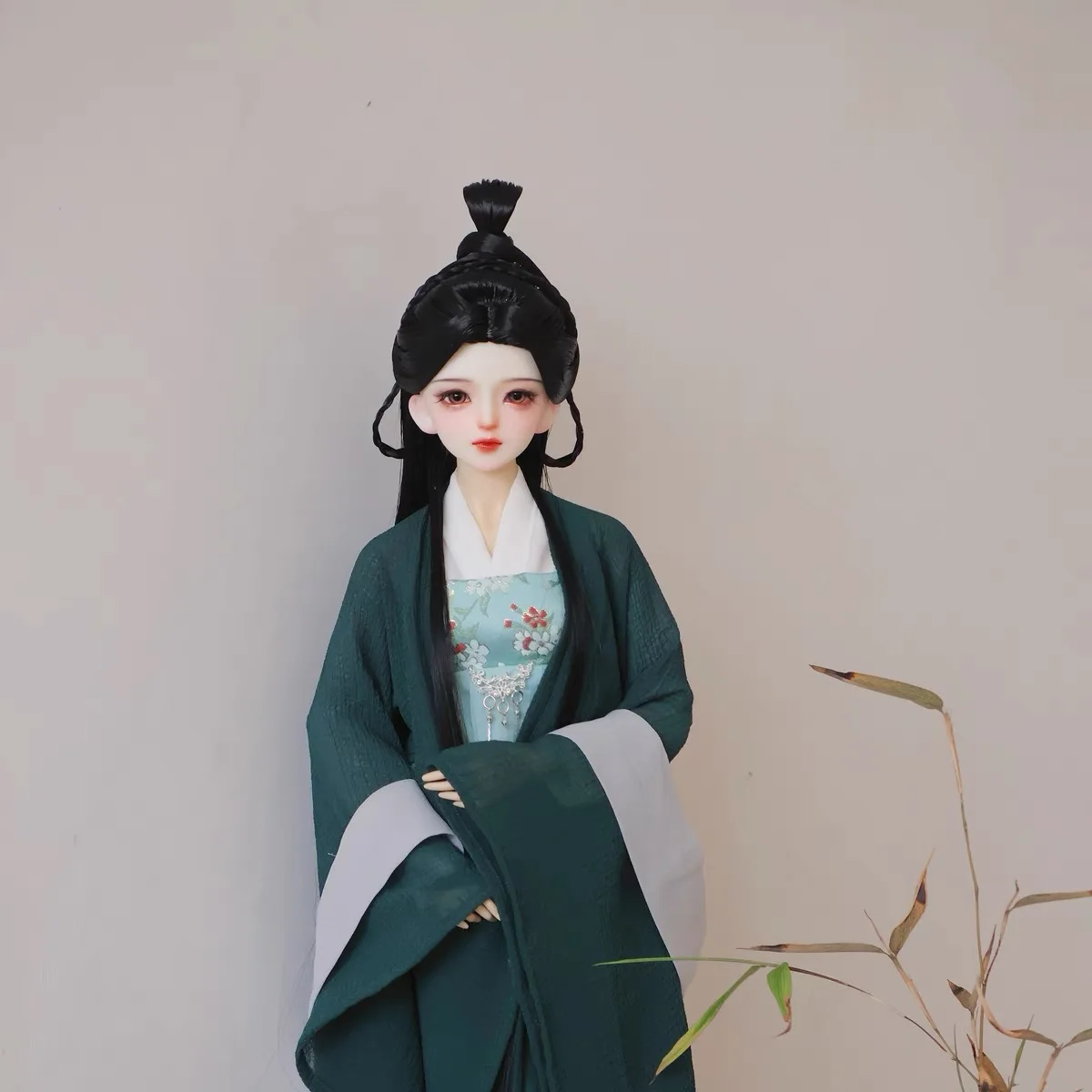 1/4 1/3 масштаб древний костюм куклы BJD парики китайский ханьфу винтажный длинный