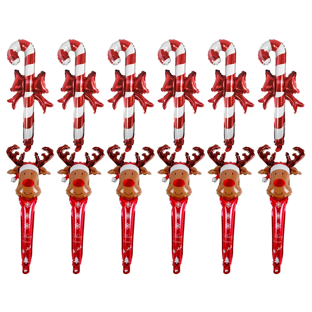 

Christmas Candy Balloon Balloons Cane Decorations Reindeer Canes Lollipoptree Big Inflatable Decoration Merrygarlandornaments