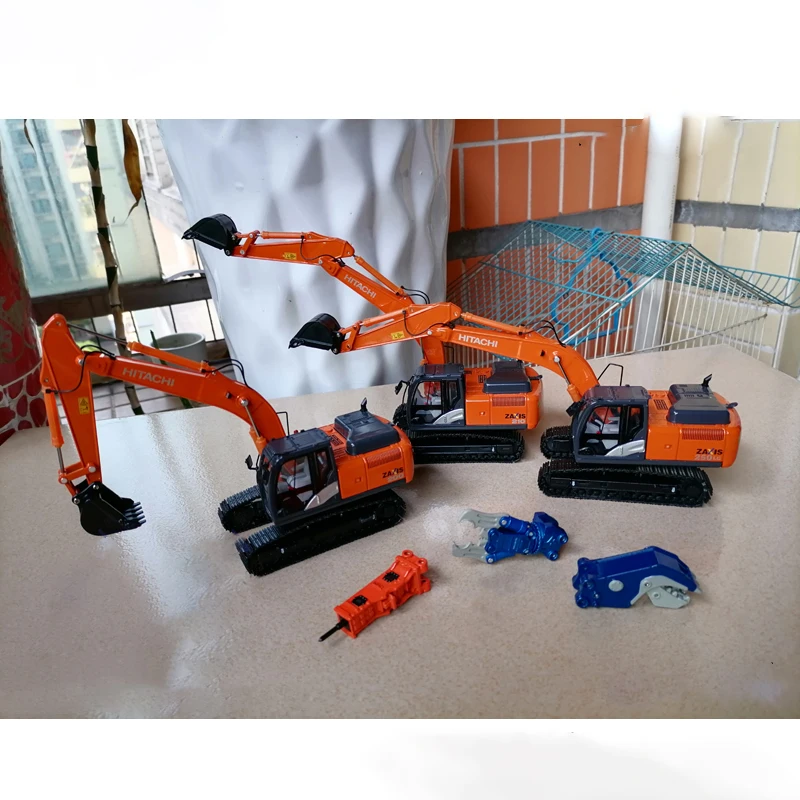 Модель экскаватора из сплава Diecast Alloy Excavator Engineering Vehicle Model Souvenir HITACHI масштаб 1:50 ZAXIS200-5 ZX200 Hitachi EFI ZH Collection Display on.