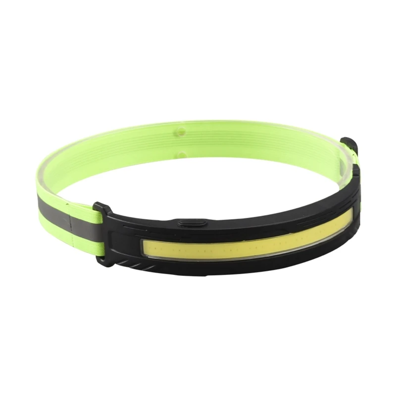 

Rechargeable LED Headlamps COB Strip Hard Hat Light 225°Wide-Angle Headlamps Flashlight Adjustable Head Light