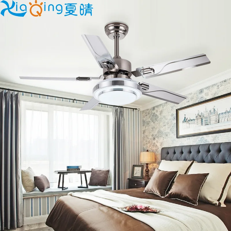 

Потолочный вентилятор, люстра для дома, гостиной, столовой, Потолочный подвесной потолочный вентилятор с большим невидимым электрическим п...