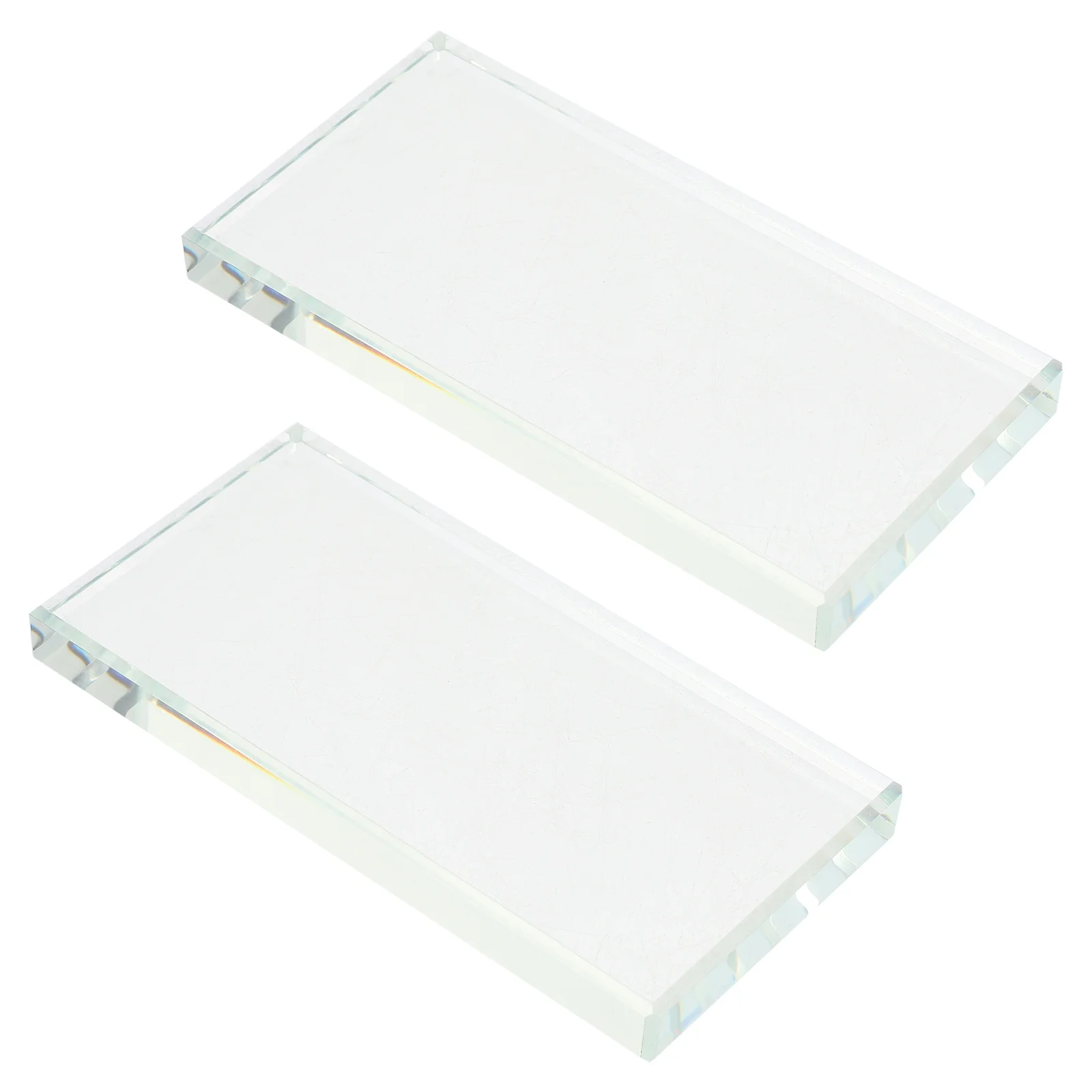 

2 Pcs DIY Glass Slicker Squegee Glass Slicker Glass Tumbler Glass Scraper Glass Sheet Burnishing Tool