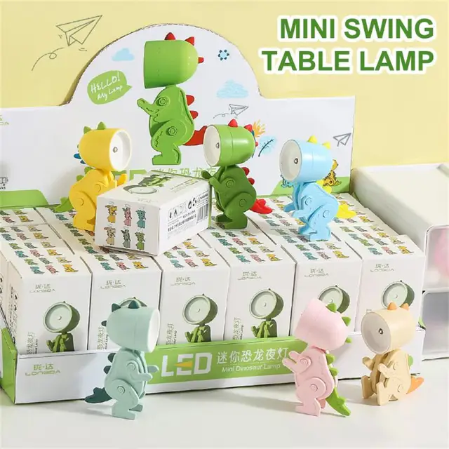 Mini Cute Pet Light Dog Lamp Creative LED Night Light Festival Gift Cartoon Pet Folding Table Lamp For Kids Room Bedside Decor 2