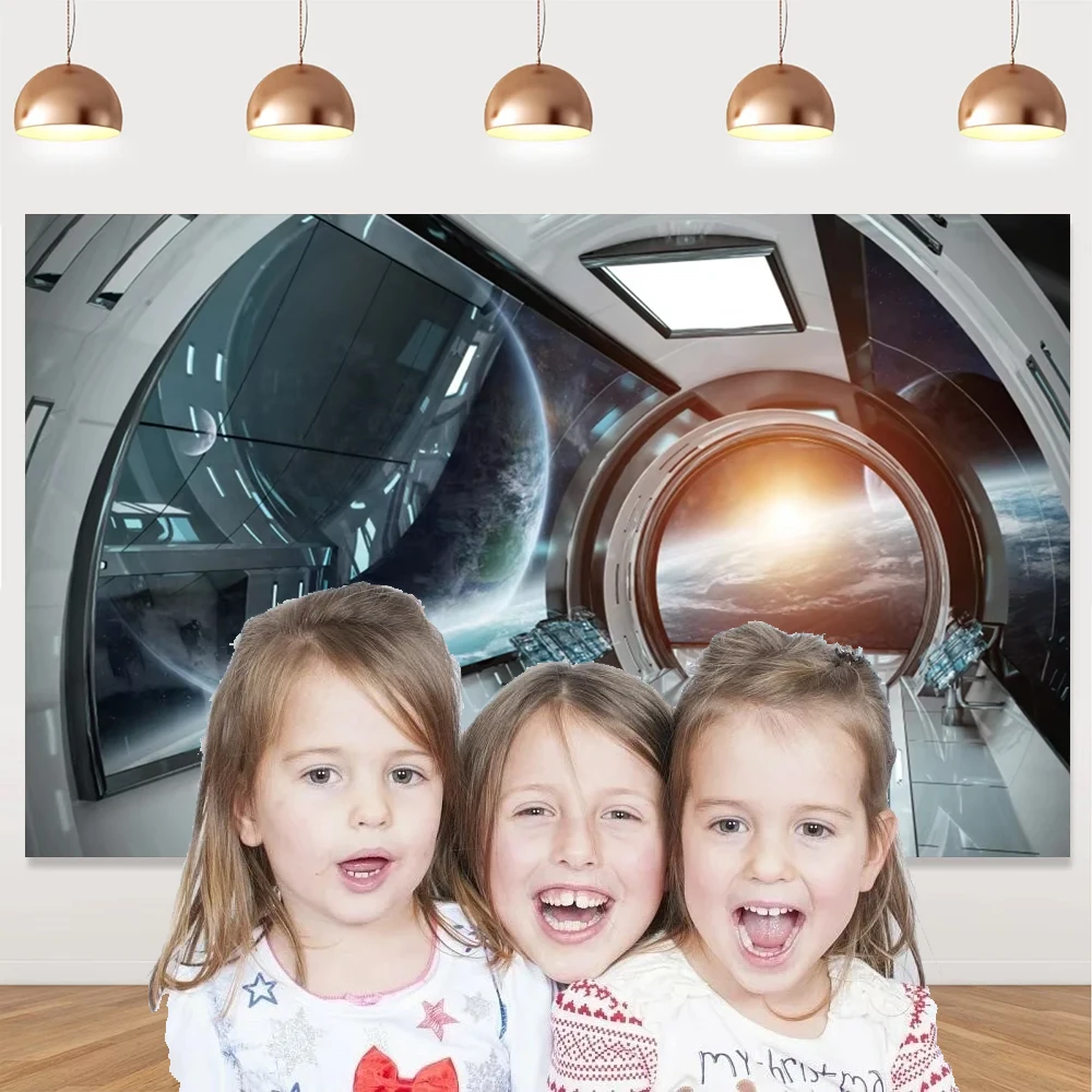 Футуристическая научная фантастика космический корабль кабина Вселенная Космос