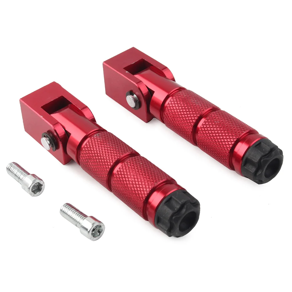 Универсальные подножки для мотоцикла 8 мм складные пассажирские Yamaha Honda Suzuki Kawasaki