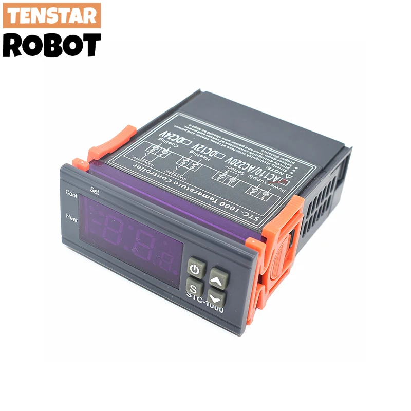 STC-1000 220V ЖК-дисплей цифровой термостат Температура контроллер для инкубатора два