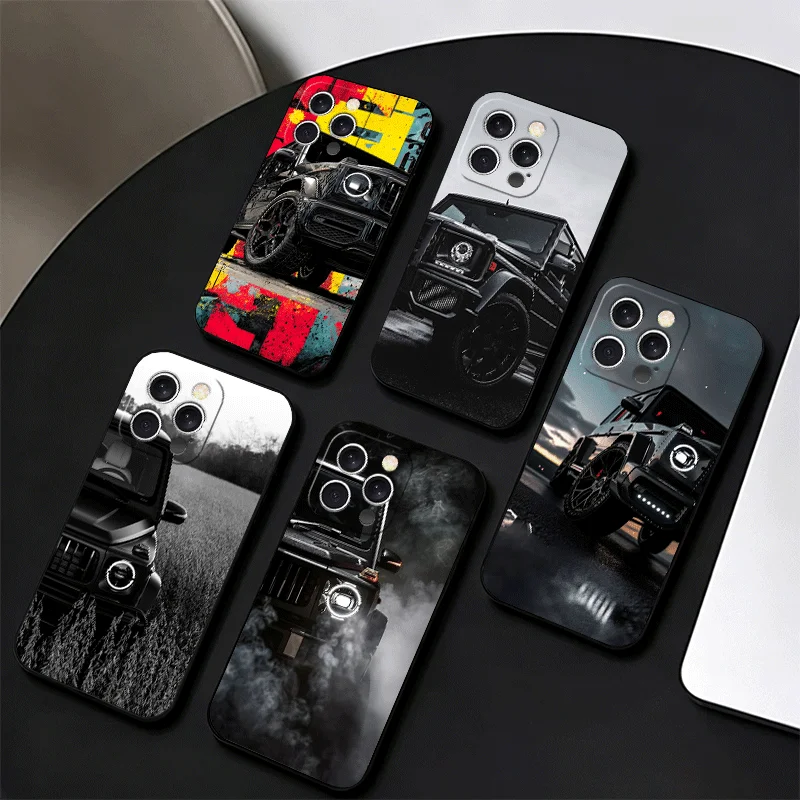 Фото Мужской чехол для телефона Manly Man SUV G63 для iPhone 17 Air 16 15 Plus 11 14 Pro Max 17E 16E 13 12 7 XS X 8 SE с индивидуальным дизайном №1