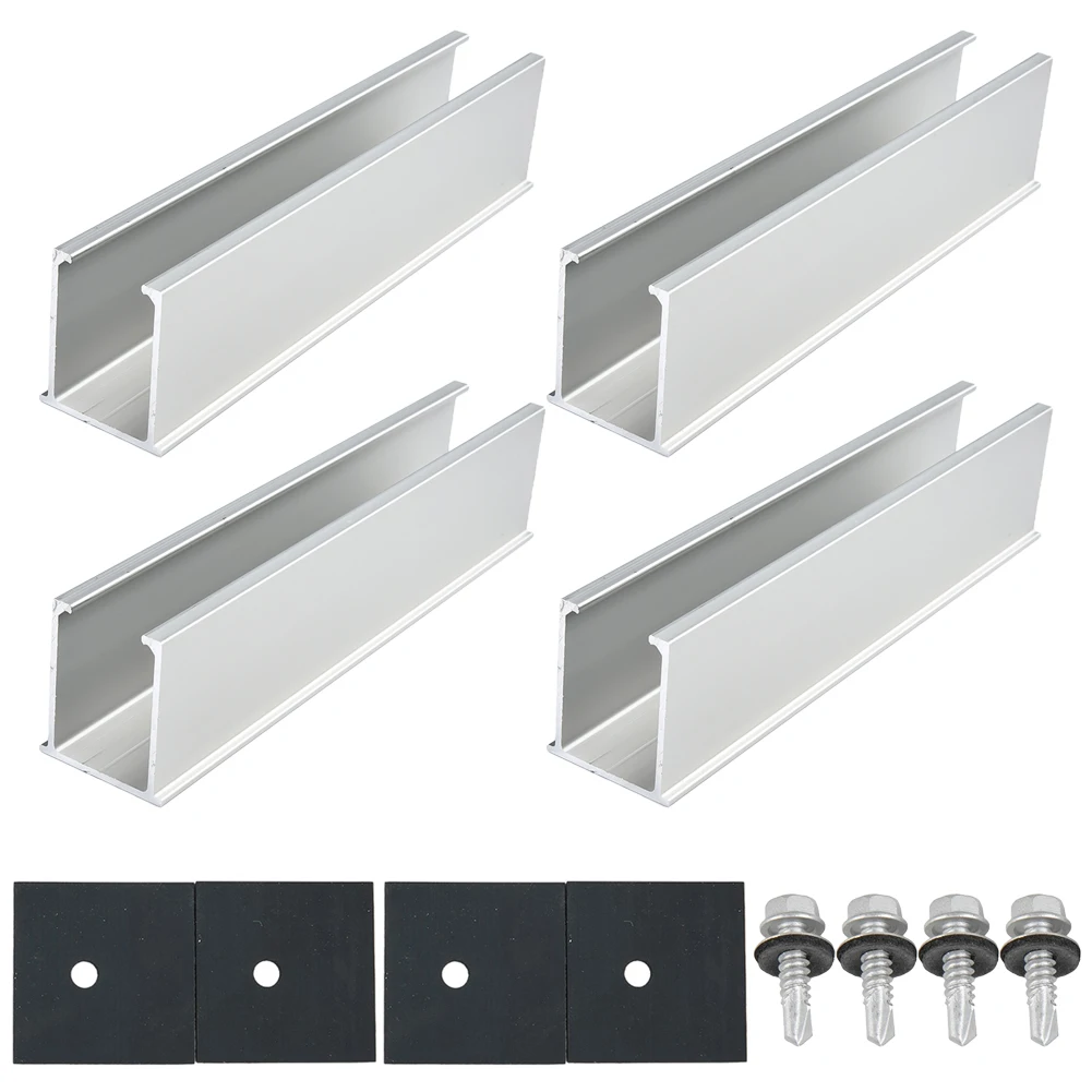 Модуль солнечной панели 20 см алюминиевый кронштейн солнечные модули для рельса