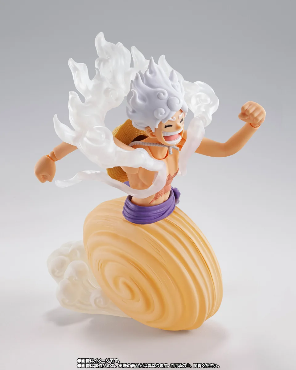 Фото В наличии BANDAI One Piece S.H.Figuarts SHF Monkey D. Luffy Gear 5 Future Island Egghead Коллекционная фигурка-игрушка в подарок №5