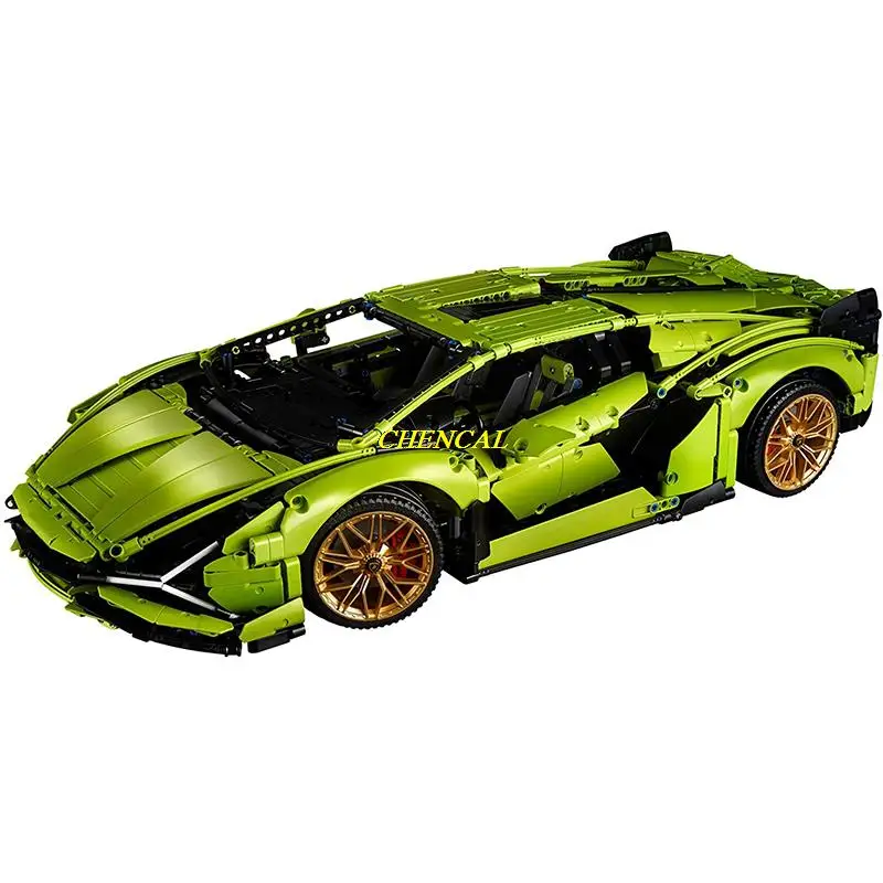 

Технический автомобиль, конструктор Lambo, проект строительства для взрослых, спортивный автомобиль, блок, 3696 шт. игрушек, строительные модели...