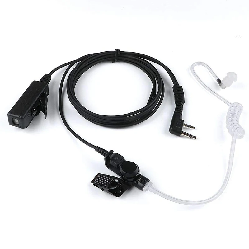 RISENKE Earpiece for Midland GXT1000VP4 LXT500VP3 GXT1050VP4 GXT1000XB Walkie Talkies Earphone with Mic Security Headsets (2PCS)