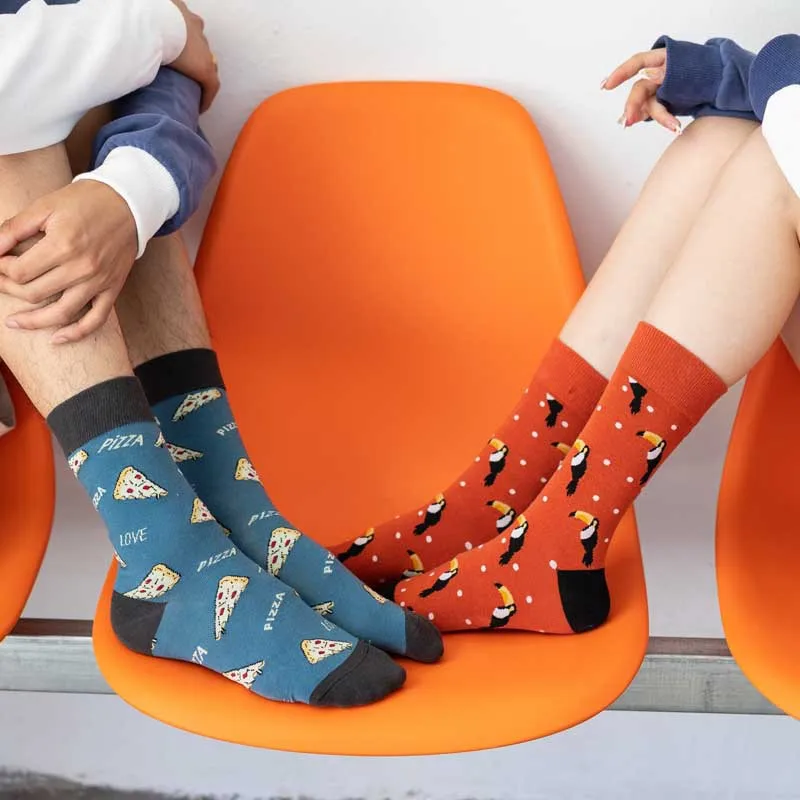 

New trendy socks cotton socks long tube men and women couple socks tide brand street long tube leisure socks basketball socks