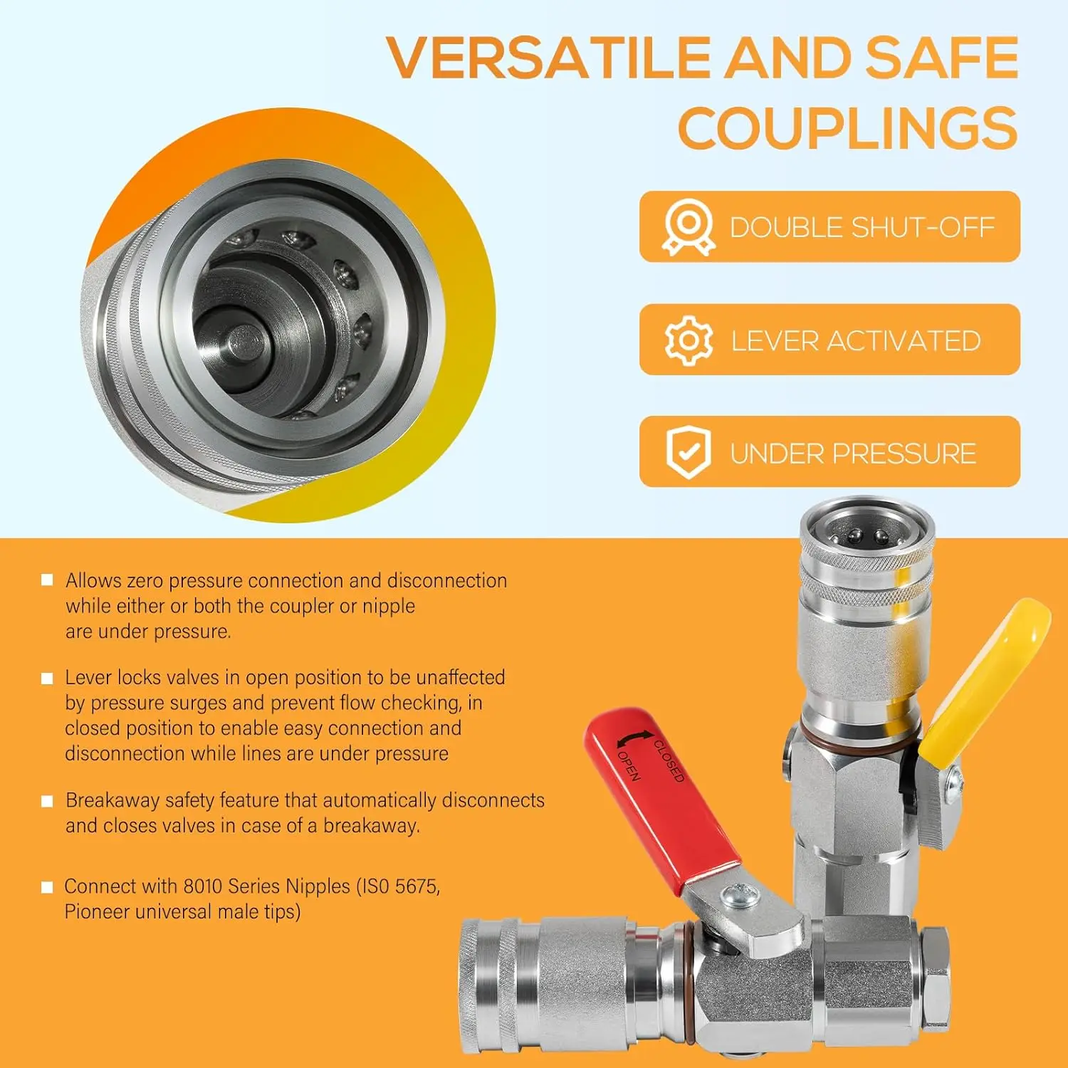 MX 9500-4 набор зажимов для сельскохозяйственного трактора с рычажным приводом