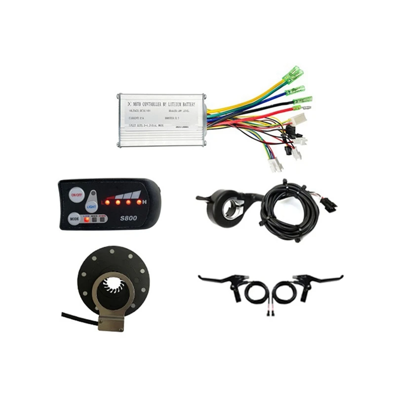 

36V 48V 250W 350W E-Bike 15A Controller Controller With S800 Display E-Bike Light Display