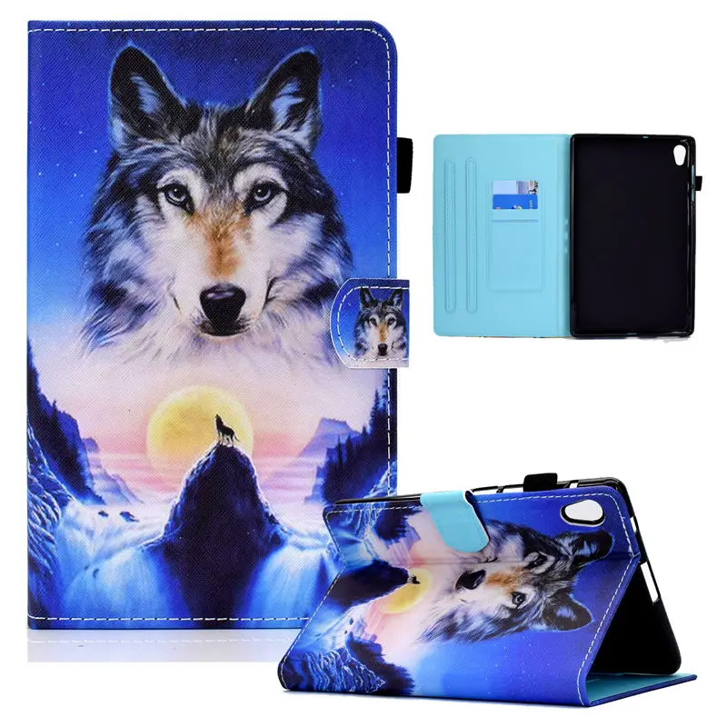 

Smart Wake-Sleep Cover Case For Lenovo Tab M10 HD 2nd Gen TB-X306X TB-X306F 10.1" Tablet Cartoon Stand Funda Soft TPU Back Shell