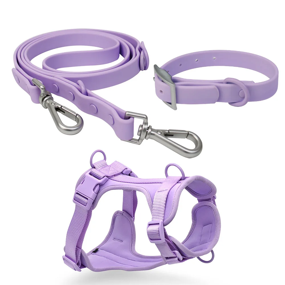

Pet Chest Back Traction Rope Collar Dog Waterproof Adjustable Wear-resistant Explosion-proof Buckle Breathable Easy To Clean