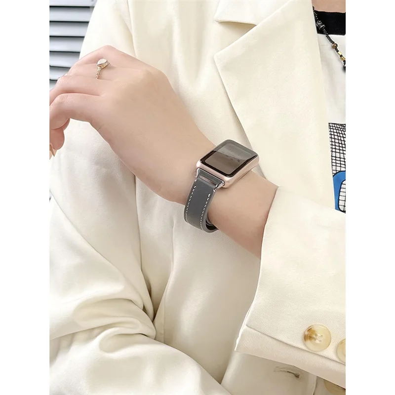 Genuine Leather Strap For Huawei band 8/7/6/6pro NFC Correa Bracelet Watchband for Honor band 6/7 strap Woman Men Belt