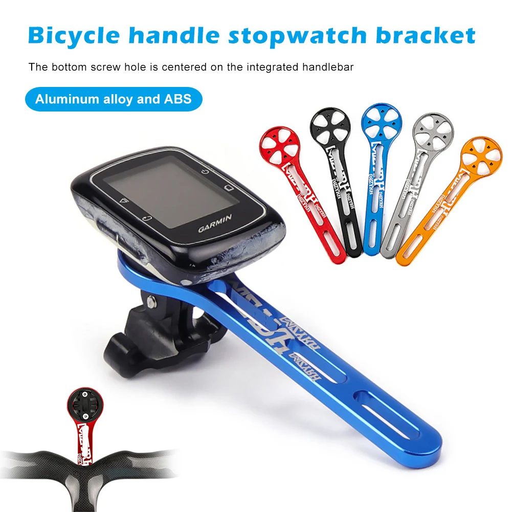 

Bike Computer Mount Aluminum Alloy Lightweight Bike Speedometer Stand Holder Extended Bracket for Garmin Bryton Giant Wahoo