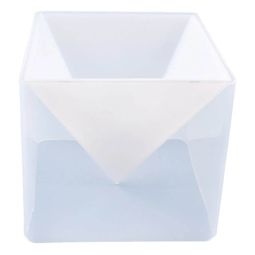 

Molds Pyramid Epoxy Resin Mold Silicone Diy Craft Casting Crystal Ring Cone 3D Driedflowers Box Jewelry Case Modelhandmade Bowl
