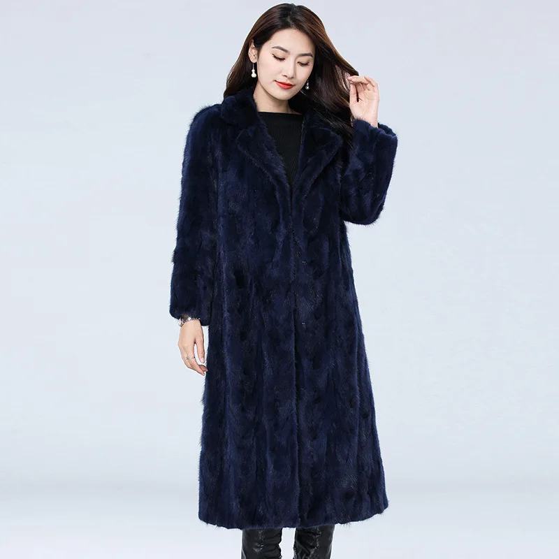 

High quality real mink fur coat 100% natural import mink coats women hooded thick warm winter mink fur jackets