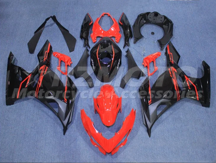 

New ABS Plastic Shell Motorcycle Fairing kit Fit For Kawasaki Ninja 400 2018 2019 2020 Ninja400 Custom Black Red