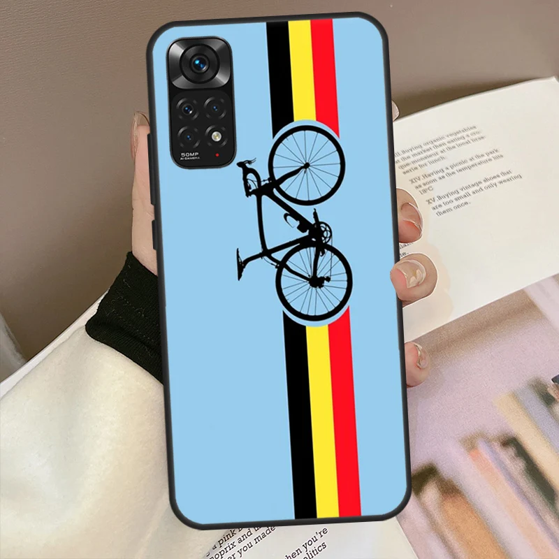 Mountain Bikes Cycling Case For Xiaomi Redmi Note 10S 9S 8T Note 11 Pro Note 8 9 10 Pro 9A 9C 9T 10 Cover Coque images - 6