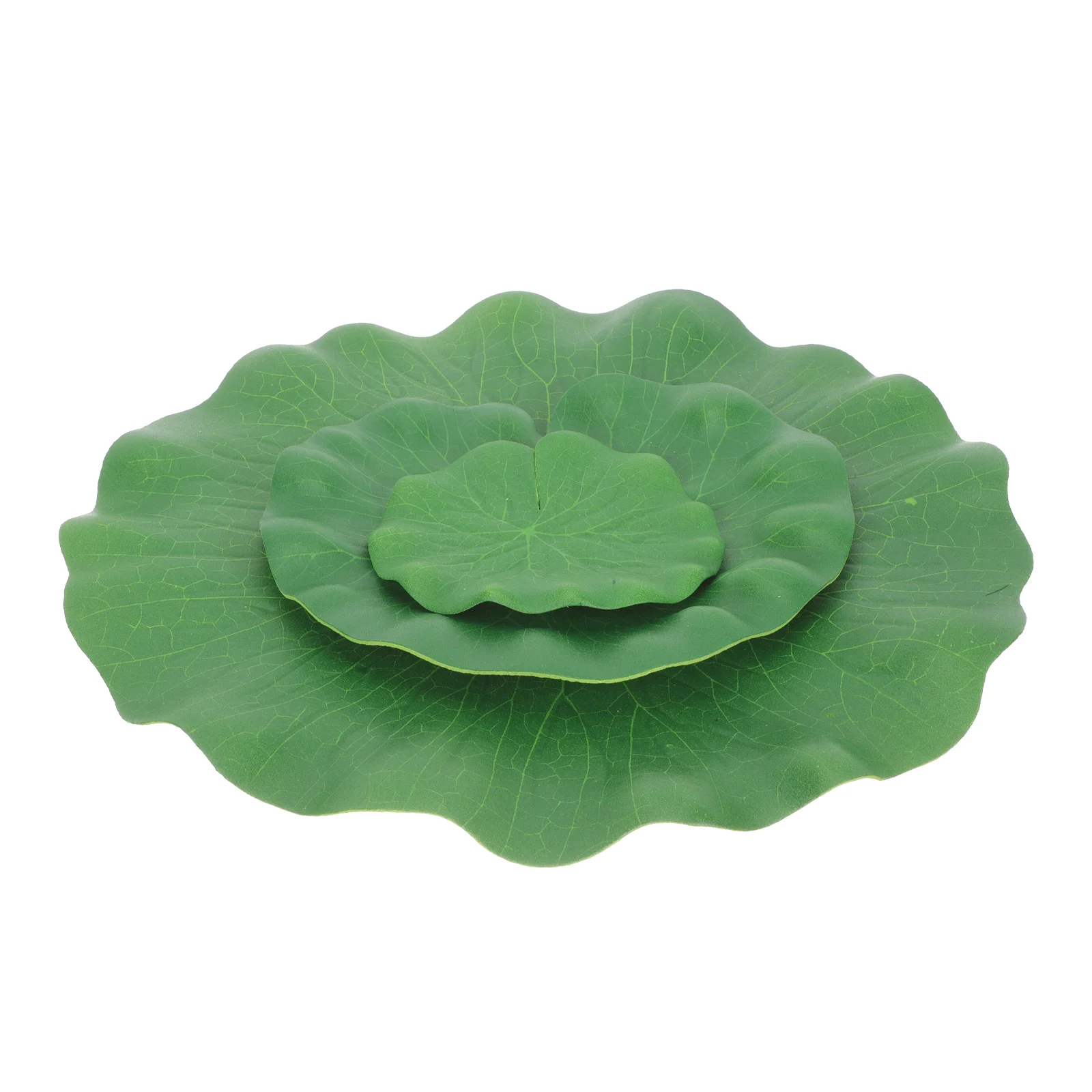 

Lotus Leaves Lily Floating Artificial Leaf Pads Pondfake Pumicewateraquarium Ornamentsimulation Decoration Green Decorpool