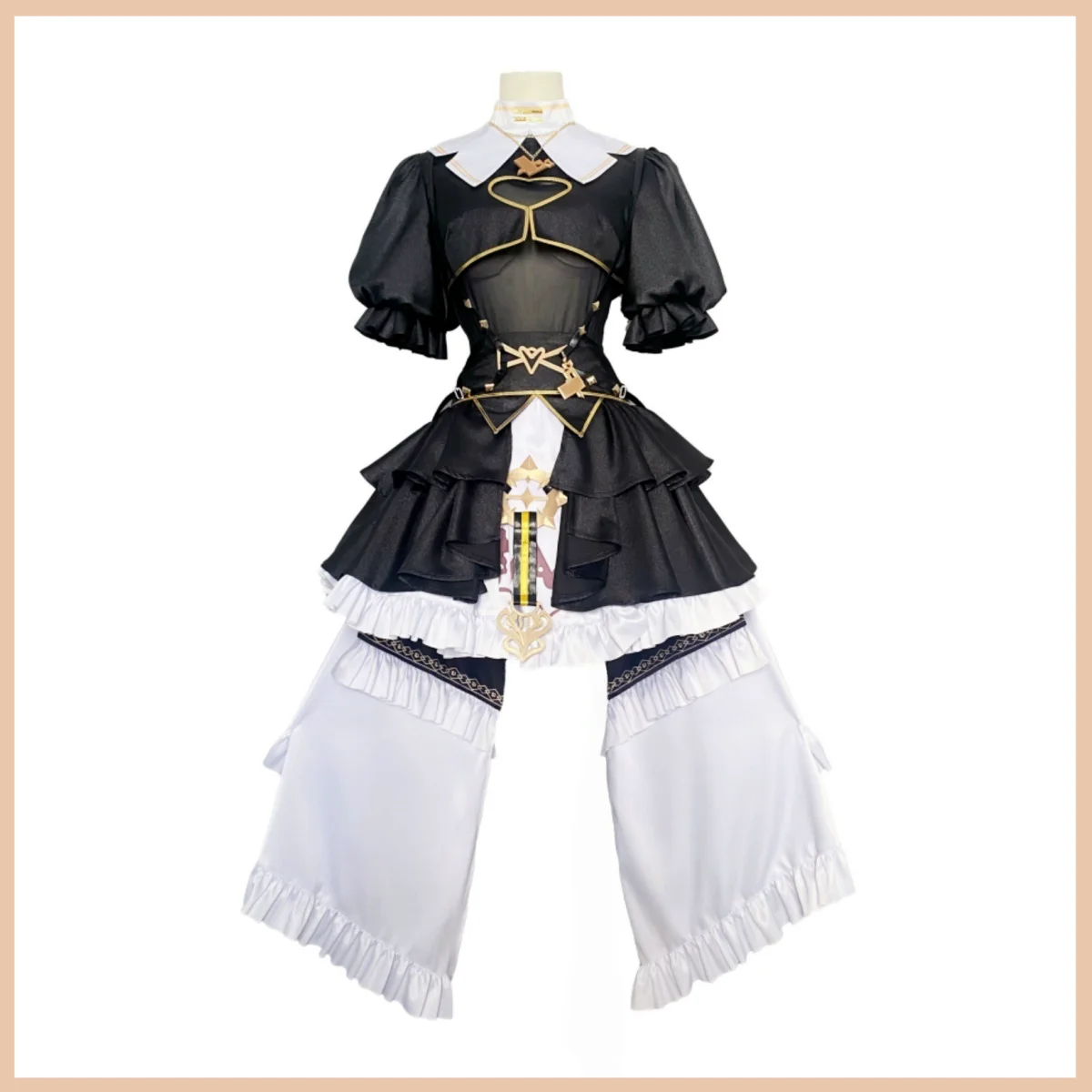 Фото XqVirtual YouTuber Houshou Marine Косплей Костюм VTuber Nun Sister 1st Live Ahoy Gothic Dress Парик Женский Сексуальный Карнавальный Костюм №2